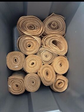 Source Unknown Natural Burlap Fabric Rolls - Tan